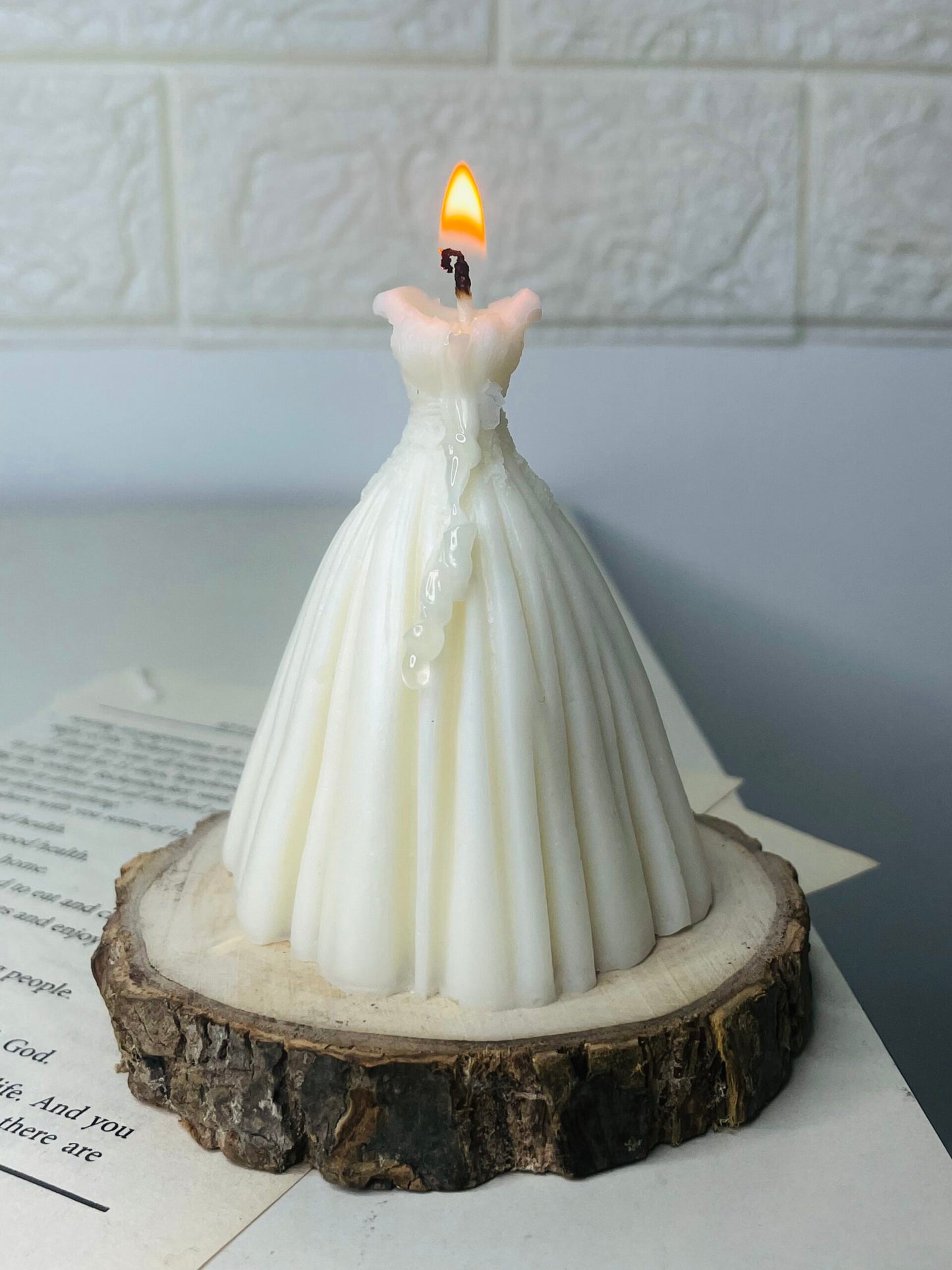 Bridal Dress Candles