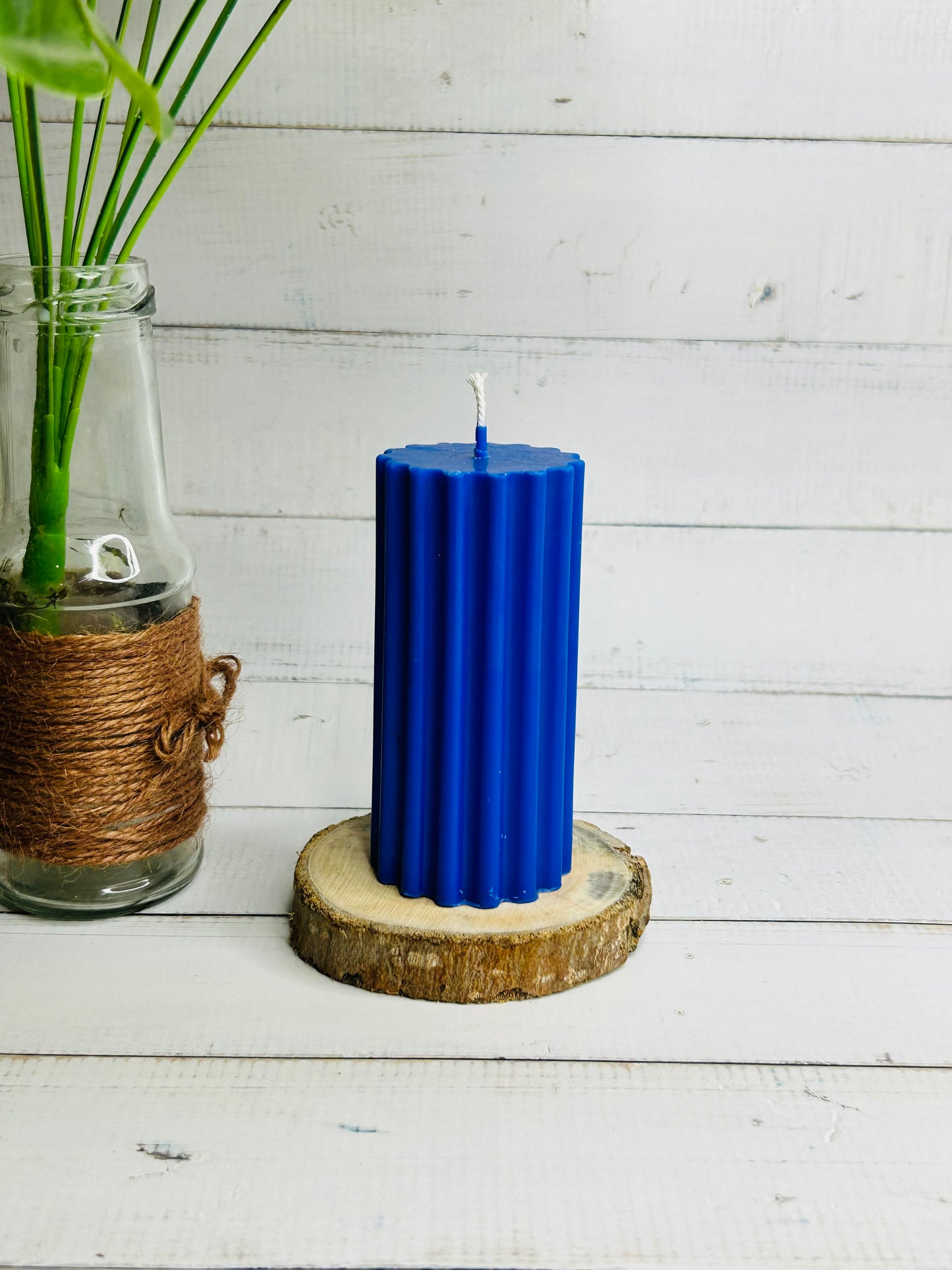 Fluted Column Candle