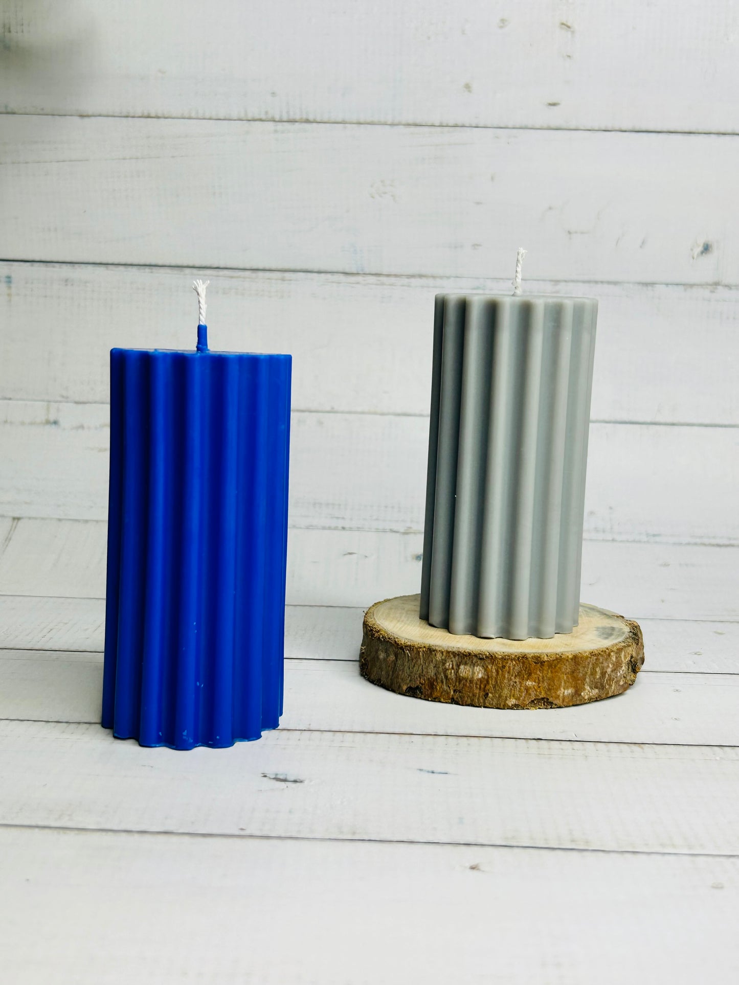 Fluted Column Candle